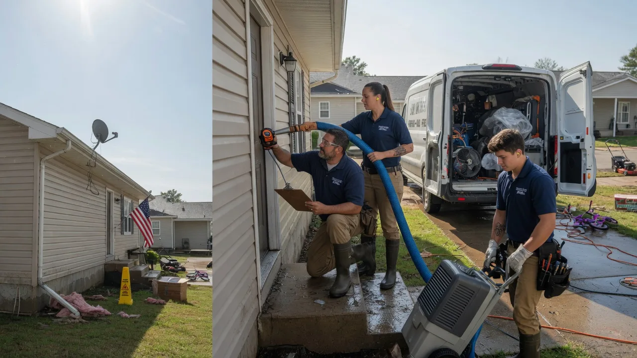 Ceiling Water Damage Restoration in Lincoln, IA near me